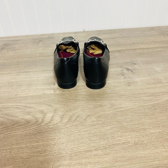 Use women Munro Loafers Black Leather size 8 - Picture 6 of 11